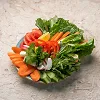Fresh seasonal veg plate