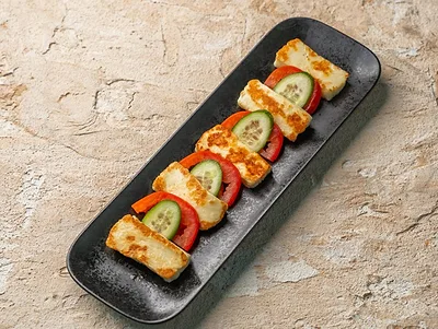 Fried Haloumi Cheese
