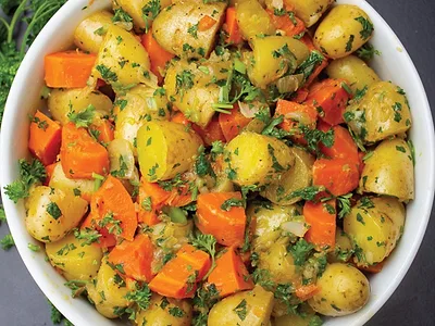 POTATO AND CARROT SALAD