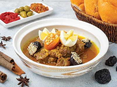 Beef Tagine With Prunes & Almonds