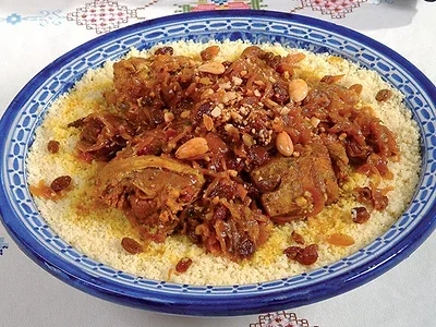 Beef Couscous with Tefayeh