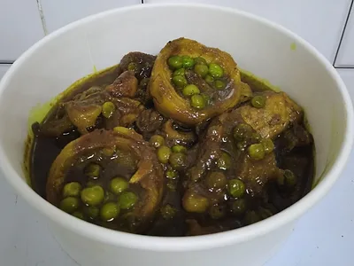 Beef Tagine With Artichoke And Peas