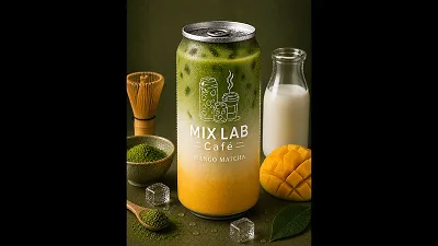 Iced Mango Matcha 500ml