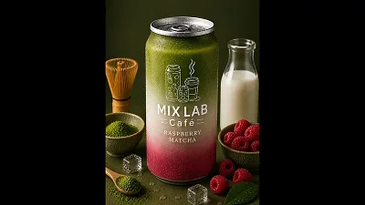 Iced Raspberry Matcha 500ml