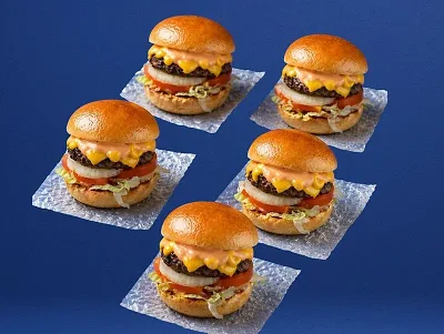 5pcs Mini Classic Beef Burger