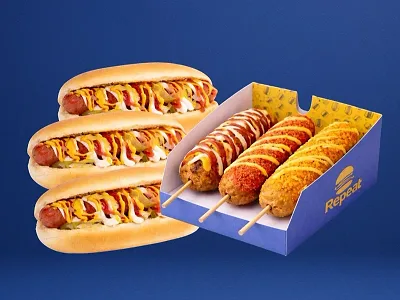 Hotdog & Corn Dog Box