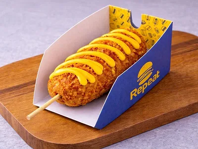 Classic cheese corn dog