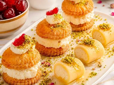 Cheese Halawa & Cream Wardat Combo