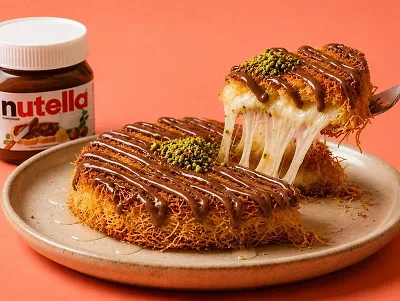 Kunafa Cheese with Nutella