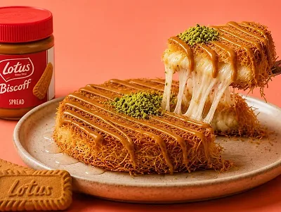 Kunafa Cheese with Lotus