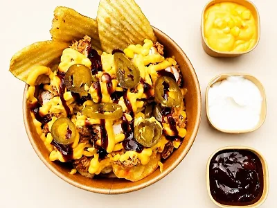 Loaded potato crispy chicken