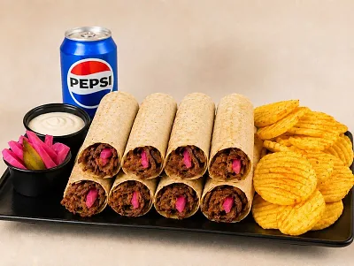 Combo 8 Naimi Lamb Shawarma Abu Alabid