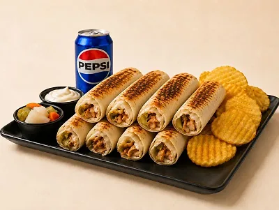 Combo 8 Chicken Shawarma Abu Alabid