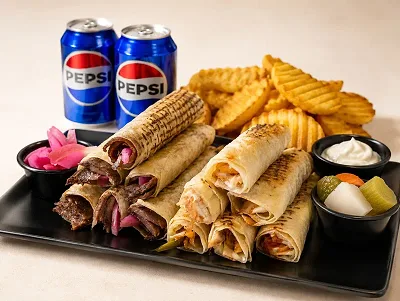 Combo 12 Mixed Shawarma Abu Alabid