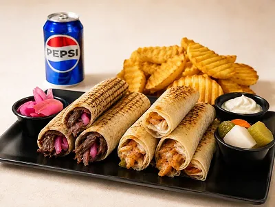 Combo 6 Mixed Shawarma Abu Alabid