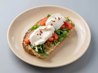 La Bufala Verde Toast