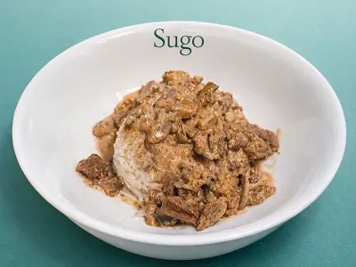 Creamy Beef with White Rice