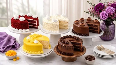 Surprise Cakes and Flower - AQB