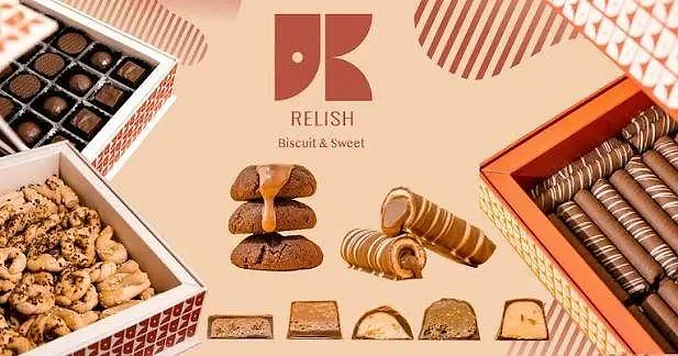 Relish biscuit and sweet
